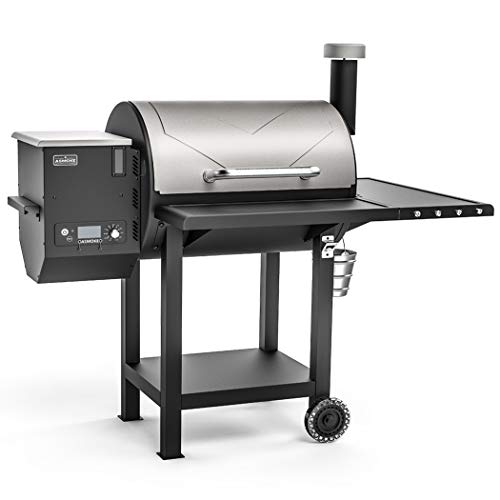 ASMOKE Pellet Grill, 700 sq in Wood Pellet Smoker Grill Combo for Outdoor Cooking, 8 in 1 portable Outdoor Grills & Smokers with Auto Temperature Control, Include 3 BBQ Grill Accessories
