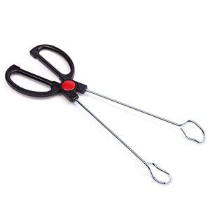 n/a stainless steel barbecue grill barbecue pliers plastic handle barbecue buffet food clip carbon pliers bbq tools