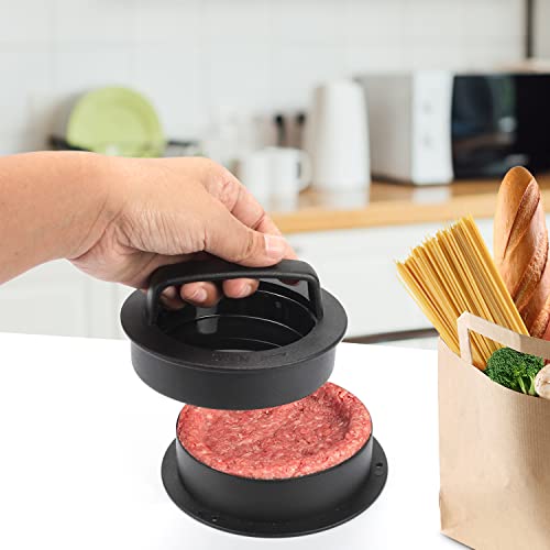 Good Helper Hamburger Burger Press Maker for Stuffed Burgers, Sliders, Regular Beef Burger, Essential Kitchen & Grilling Accessories