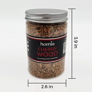 Cocktail Smoker Kit of Wood Chips, 5 pcs x 8.4 oz - Apple Wood, Cherry Wood, Hickory Wood, Pecan Wood, Oak Wood for Food Smoker for Smoking Infuser and Cocktail Smoker