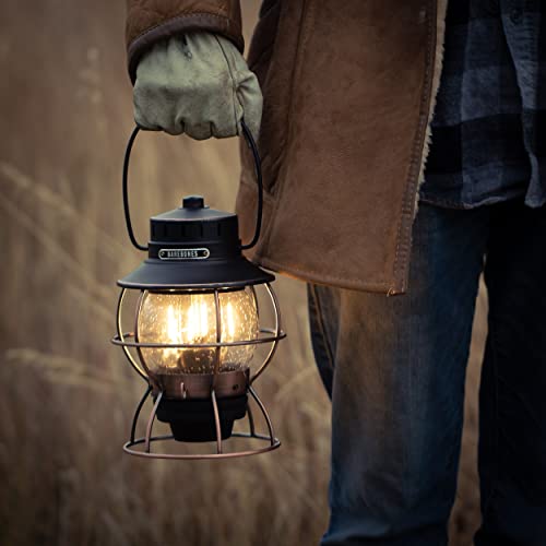 Barebones Railroad Lantern, Antique Bronze