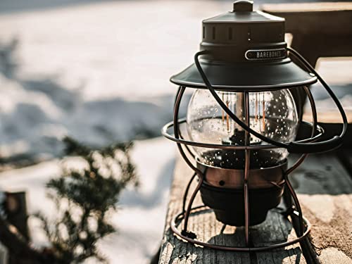 Barebones Railroad Lantern, Antique Bronze