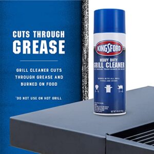 Kingsford Heavy Duty Spray-On Grill Cleaner Aerosol | Cuts Through Grease and Grime on Contact | Makes Grill Cleaning Effortless, Great for Grills or Ovens | 14.5 ounces