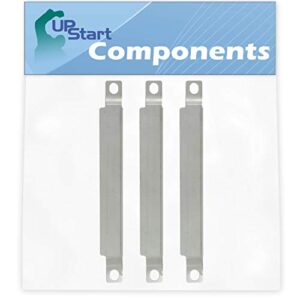 upstart components 3-pack bbq grill burner crossover tube replacement parts for kenmore 415.16123801 - compatible barbeque carry over channel tube