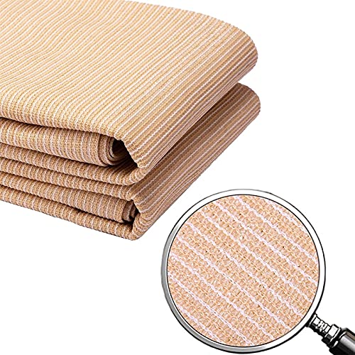 WUZMING Garden Balcony Screen Privacy Protection Windshield UV Protection Fence Yard Wall Privacy Protection Shade Net Including Rope and Tie (Color : Beige, Size : 70x700cm)