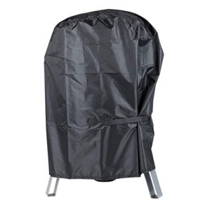 bbq grill cover with waterproof - dust resistant kettle grill cover fits most of outdoor cooking smoker (23.62 x 23.62 x 30.31 inches)