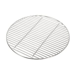 oligai cooking grill grates for medium big green egg,stainless steel round wire grill grate,cooking grate replacement for most barbecue ceramic grill and smoker 15.5“ for m bge