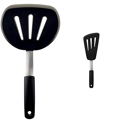 OXO Good Grips Silicone Flexible Pancake Turner & Good Grips Silicone Flexible Omelet Turner