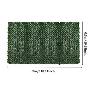 DETTELIN Artificial Ivy Privacy Fence Screen, 20x118in Thick Artificial Hedges Fence and Faux Ivy Vine Leaf Decoration for Outdoor Garden Decor