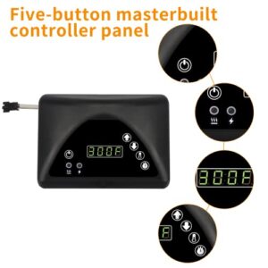 9907160014 Replacement of Masterbuilt Digital Control Board Thermostat Panel kit,Electric Smoker Parts Compatible with Masterbuilt 20071317/20071117/21071218/20072318/20071217 etc,with led Display