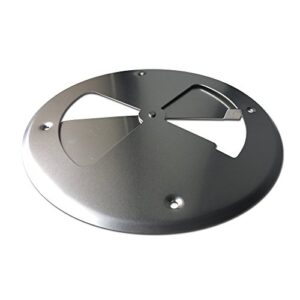 lavalock® 8" aluminum pinwheel bbq smoker pit intake blade damper vent set