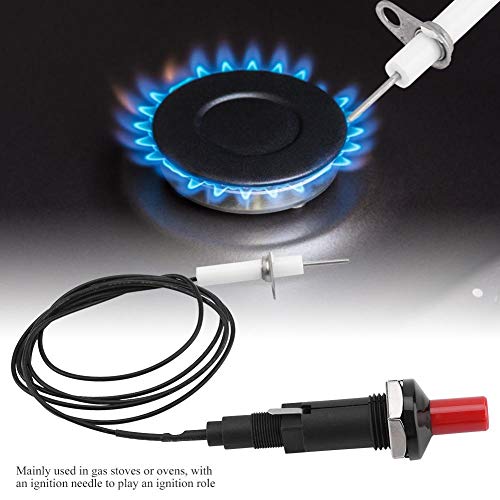 TOPINCN 1 Out 2 Premium Piezo Spark Ignition Kit BBQ Grill Push Button Igniter Set for Fireplace Stove Gas