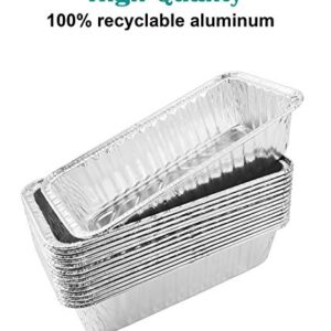 EasiBBQ Aluminum BBQ Foil Grill Drip Pans, BAC404 Grease PAN Liner for Traeger Timberline Pellet Grills, 15 Pack