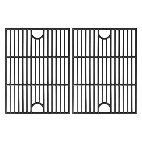 Grill Grates for Nexgrill Home Depot 720-0830H 720-0783E 720-0670C, 17 Inch Cast Iron Replacement Parts for Nexgrill 720-0888 720-0888N Charbroil 463241113 463446015 720-0670D, Master Forge 1010037