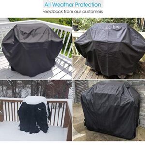 Unicook Heavy Duty Waterproof Barbecue Gas Grill Cover, Small 50-inch BBQ Cover, Special Fade and UV Resistant Material, Fits Grills of Weber Char-Broil Nexgrill Brinkmann and More, 50"W x 22"D x 40"H