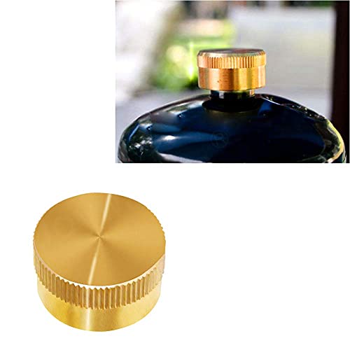 Joywayus Propane Tank Refill Adapter with 4 Propane Bottle Caps Universal for All 1 lb Propane Tank Small Cylinders - Safest Tank Fill Attachment and Solid Brass Regulator Valve Accessory