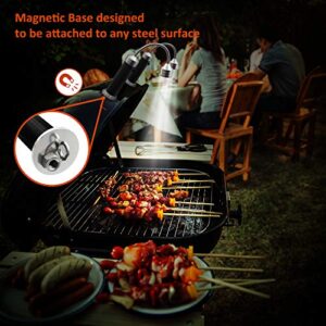 BBQ Grill Lights for Outdoor Grill Magnetic - BBQ Lights for Grill, Waterproof Grill Lights for Barbecue, Magnetic Grill Lights for BBQ,Magnetic Barbecue Grill Lights, Grilling Gifts for Men