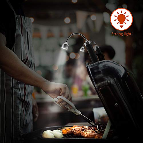 BBQ Grill Lights for Outdoor Grill Magnetic - BBQ Lights for Grill, Waterproof Grill Lights for Barbecue, Magnetic Grill Lights for BBQ,Magnetic Barbecue Grill Lights, Grilling Gifts for Men