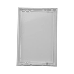 Vent Systems 8'' x 12'' Inch Access Panel - Easy Access Doors - ABS Plastic - Access Panel for Drywall, Wall and Ceiling Electrical and Plumbing Service Door Cover