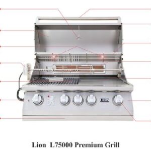 LION L75000 Built in Premium BBQ Liquid Propane Grill