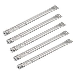 yiham kb811 grill burner for master forge 3218ltn, l3218, kenmore 148.16137110, 148.16156211, s3218anb stainless steel replacement parts tube burner 16 3/4 inch, set of 5