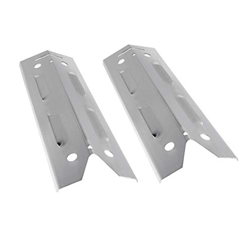 BBQration 15" x 4 13/16" Grill Parts for Brinkmann 810-4220, 810-4220-S, 810-2511-F, 810-2511-S Stainless Steel Heat Plates, Burners and Carry Over Tubes for Brinkmann Gas Grill Model