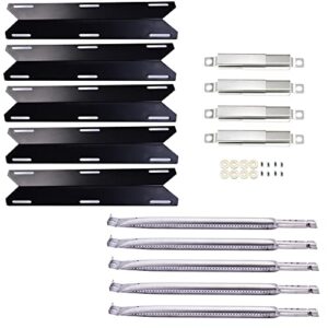 htanch pn3041 (5-pack) a5641 17 5/16" heat plate and burners carryover tubes replacement for charmglow 720-0396, 720-0578, sams, members mark 720-0584a