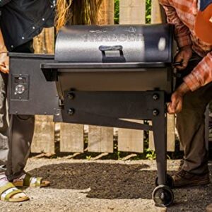 Traeger Grills Tailgater 20 Portable Wood Pellet Grill and Smoker, Black