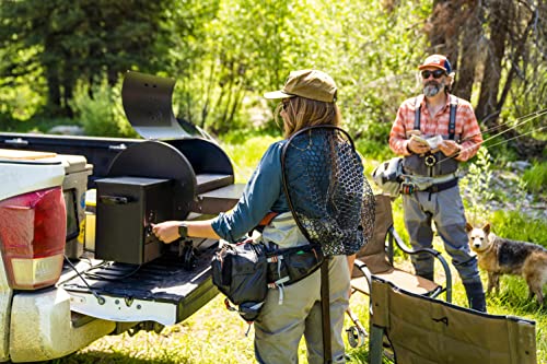 Traeger Grills Tailgater 20 Portable Wood Pellet Grill and Smoker, Black