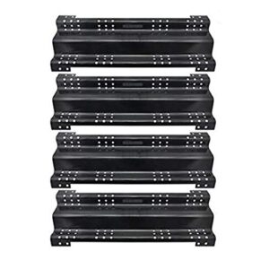 votenli p9851a (4-pack) 17 9/16 inch porcelain steel heat plate, heat shield for brinkmann 810-7450-s, 810-7451-f, 810-8500-s, 810-8530-f, 810-8530 and charmglow gas grill models