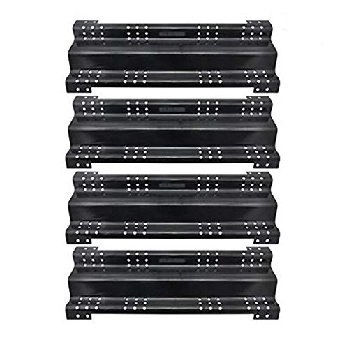 Votenli P9851A (4-Pack) 17 9/16 inch Porcelain Steel Heat Plate, Heat Shield for Brinkmann 810-7450-S, 810-7451-F, 810-8500-S, 810-8530-F, 810-8530 and Charmglow Gas Grill Models