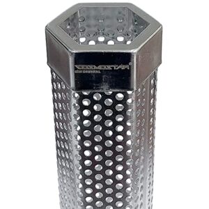 Cosmostar Hexagon Pellet Smoker Tube 12 inches Stainless Steel for Any Grill or Smoker, Hot or Cold Smoking,Premium BBQ Smoker Generator Tube-5 Hours of Billowing Smoke.