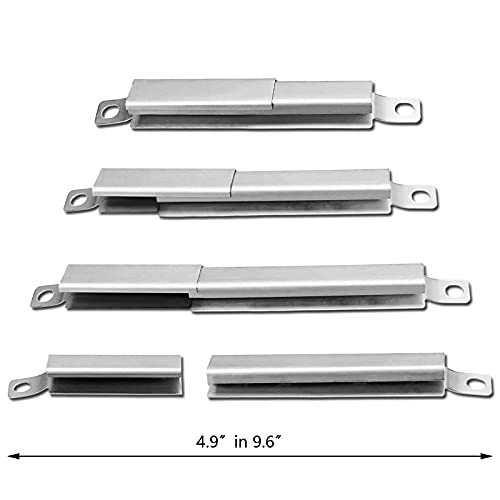 Hisencn Replacement Charbroil 463248208,463268107,466248208 Gas Grill Stainless Steel Burners, CrossoverTubes, Heat Plates, Electronic igniters