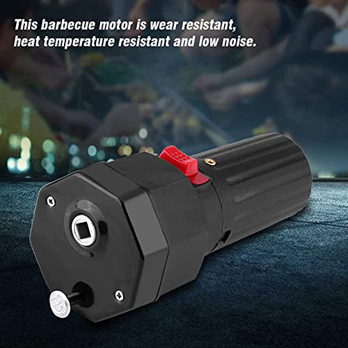 1.5V Barbecue Rotisserie Motor Electric BBQ Grill Motor Roast Bracket Accessory Battery Operated Black
