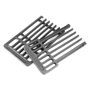 Hongso Adjustable Cast Iron Grill Grates, Universal Cooking Grid Grate Replacement for Gas Grill, Extends from 14" up to 20" L,1 Pack, PCB002