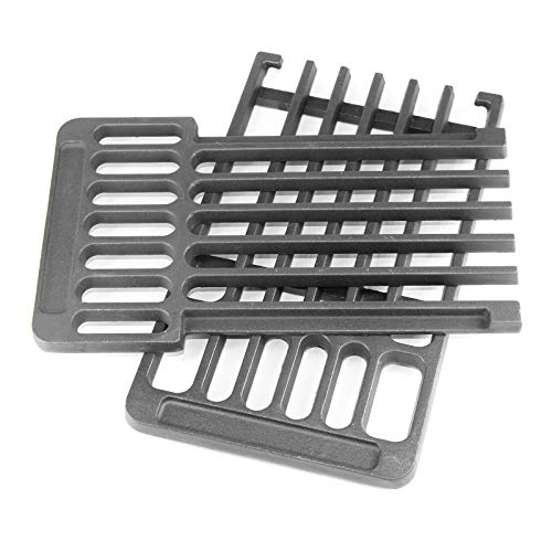 Hongso Adjustable Cast Iron Grill Grates, Universal Cooking Grid Grate Replacement for Gas Grill, Extends from 14" up to 20" L,1 Pack, PCB002