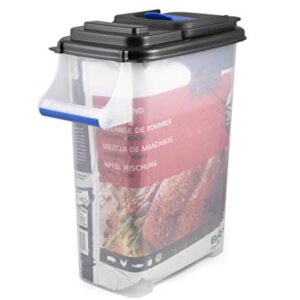 Broil King 66900 Pellet Storage Bin, Black, Clear