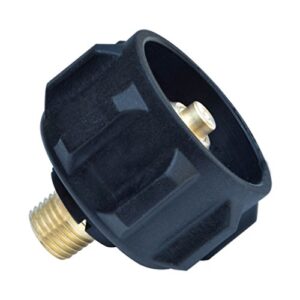 onlyfire 5040 QCC1 Acme Nut Propane Gas Fitting Adapter with 1/4 Inch Male Pipe Thread, Brass