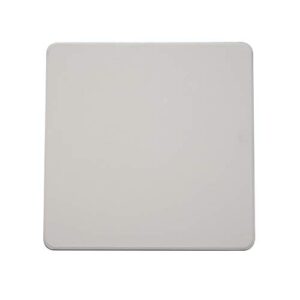 gyber 11 inch pizza stone replacement for grill and oven | square shape for 10" homemade pizza