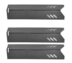 bbqgrillparts grill boss gbc1306j, uniflame gbc1134w, gbc1030w, revoace gbc1690w, gbc1705wv, gbc1706w, gbc1793w, (3-pack) replacement porcealin steel heat shield - 3 pack