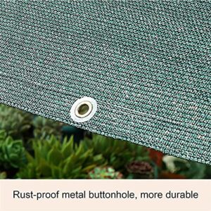 ALBN 75% Shade Netting Sunblock Shade Cloth Net Mesh Tarp HDPE UV-Resistant Protection Plants Flowers Outdoor Shade Screen, with Rope (Color : Green, Size : 2x5m)