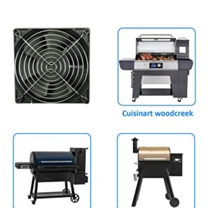 Digital Fan Kit Fits for Masterbuilt MB20040220/MB20041220 Gravity Series 560/1050 XL Digital Charcoal Grill + Smokers,Replace 9904190040