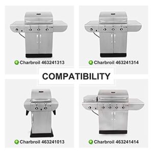 Adviace Grill Parts Kit Compatible with Charbroil 463241013 463241314 463241313 463241413 463241414 466241313 466241013 466241413 Replacement Parts