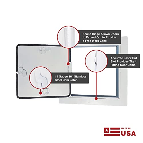 Linhdor Supreme 3000 16x16 Heavy Duty Metal Access Door W/ Neoprene ...