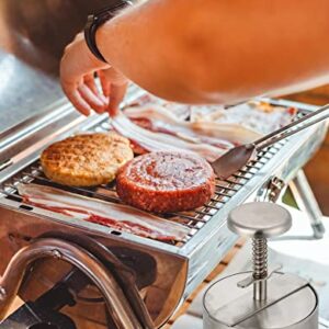 NOBER Burger Press Stainless Steel Grill Griddle Flat Hamburger Patty