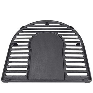 Uniflasy Cast Iron Grill Cooking Grates for Coleman Roadtrip Swaptop Grills LX LXE LXX, 2 Pack