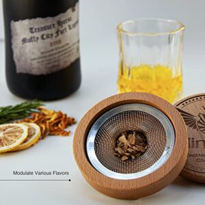 Fathers Day Gifts From Daughter - Grandpa Fathers Day Gifts, Funny Bourbon Fathers Day Gifts For Men Old Fashioned Smoker Kit With Wood Chips For Whiskey, Drink, Unique Birthday Gifts Ideas For Papa