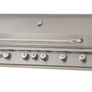 Bull Outdoor Products 62649 Diablo 6 Burner Grill Head, Natural Gas