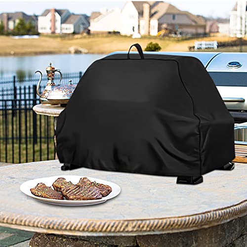 Aidetech Outdoor Grill Cover Compatible for Ninja OG701/OG700 Woodfire Grills,7-in-1 Master Grill Cover, Waterproof, Drawstring Design All Season Protection Cover-Black (24.8 x 20 x 13inch)