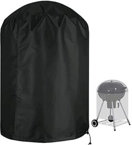 flymer charcoal grill cover round waterproof bbq grill cover 30 inch for weber charcoal grill
